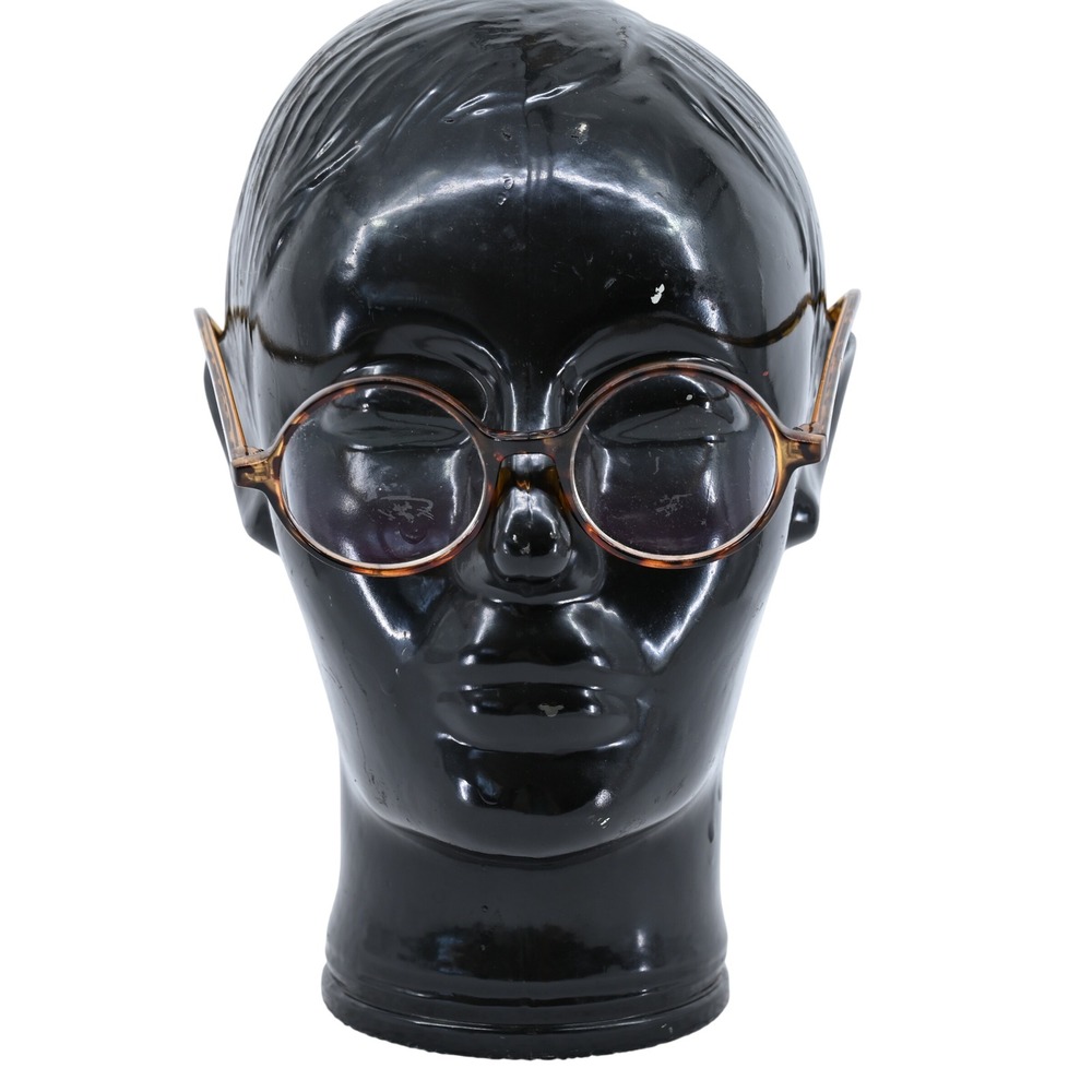 Vintage 90s Round Tortoise Glasses Frames Dark Academia Harry Potter Preppy